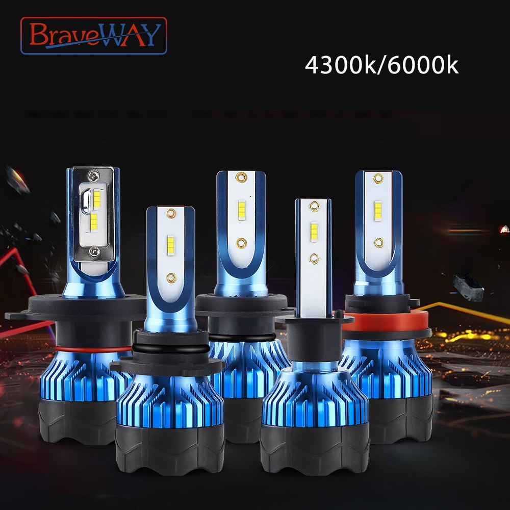 BraveWay ڵ CSP Ĩ LED , 4300K, 6500k, H8, H9..